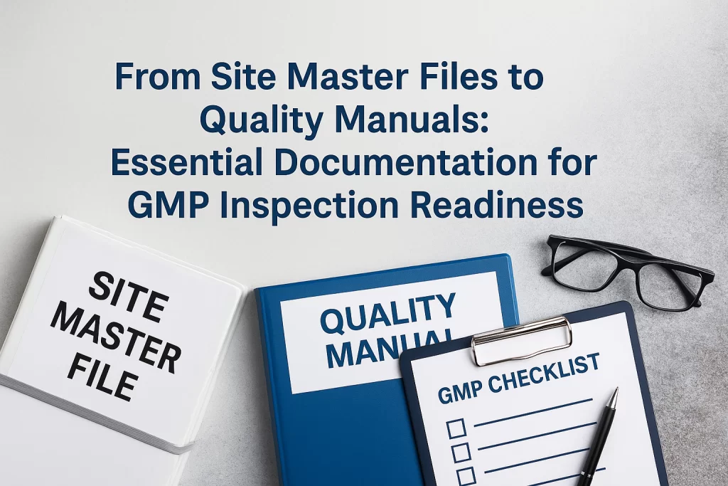File Quality Inspection From Site Master Files to Quality Manuals: Essential Documentation for ...