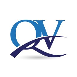 QV Logo Letter Swoosh